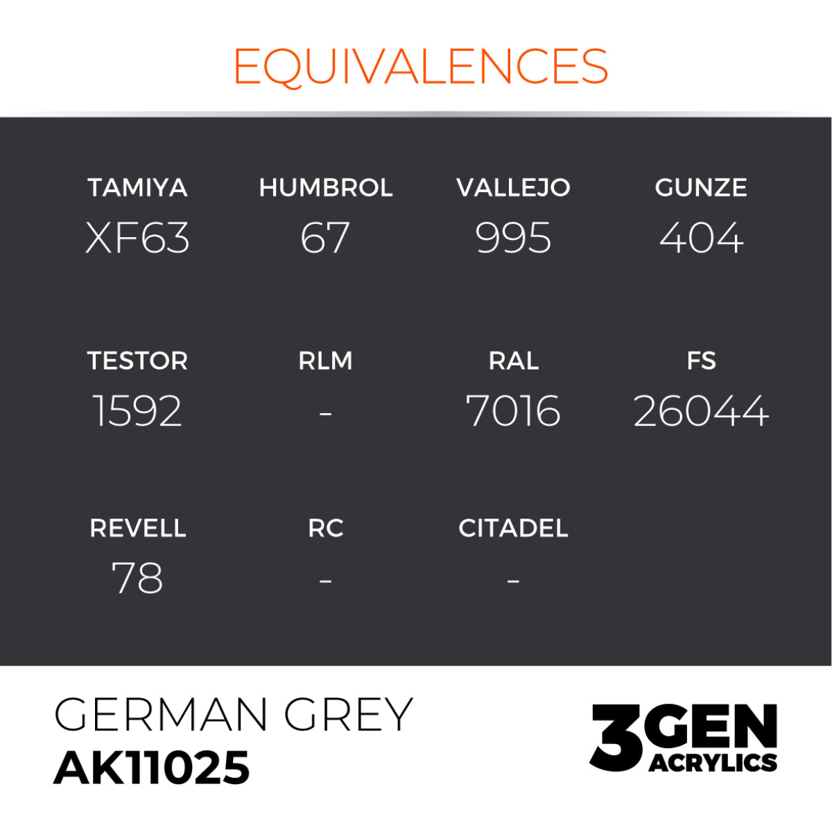 AK11025 GERMAN GREY