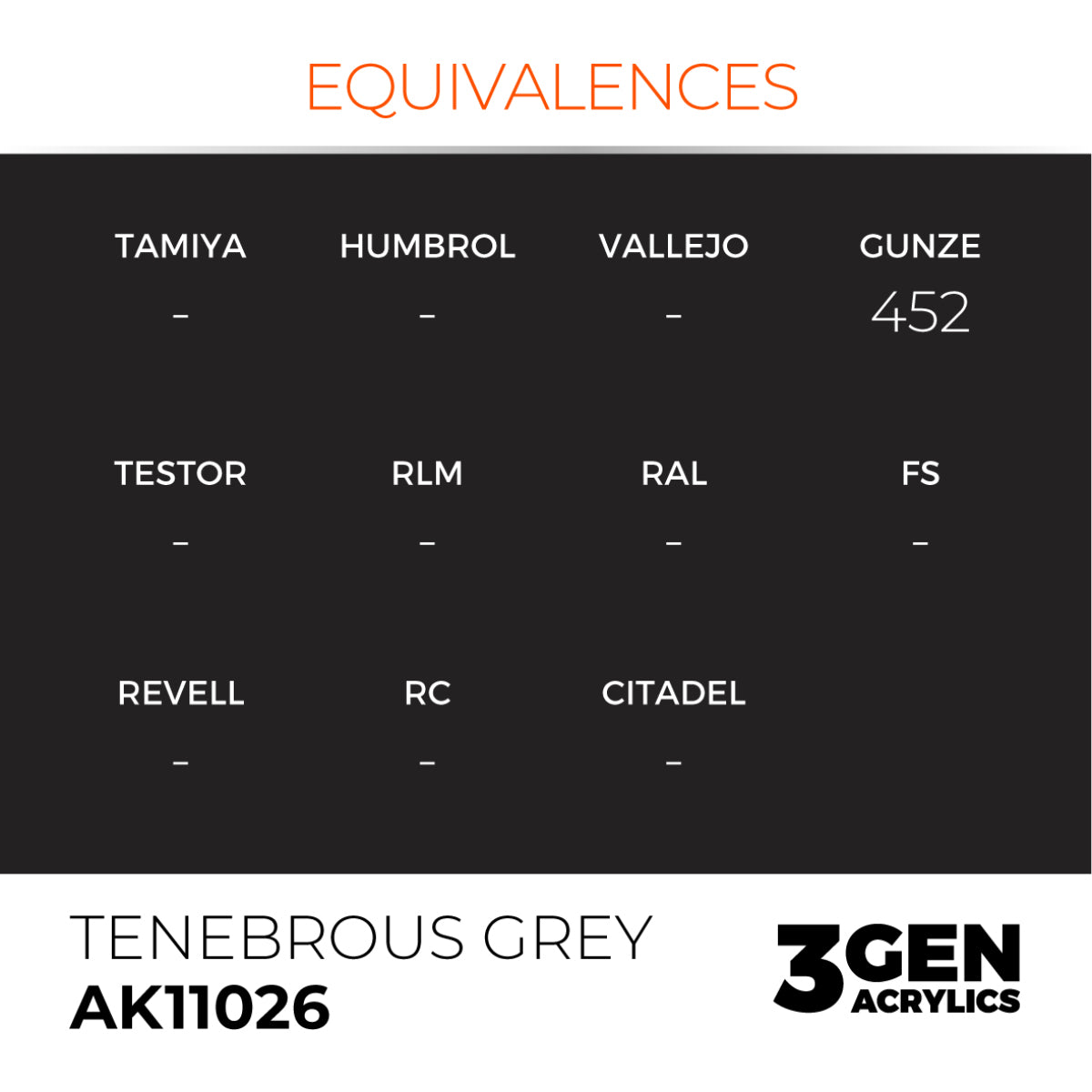 AK11026 TENEBROUS GREY