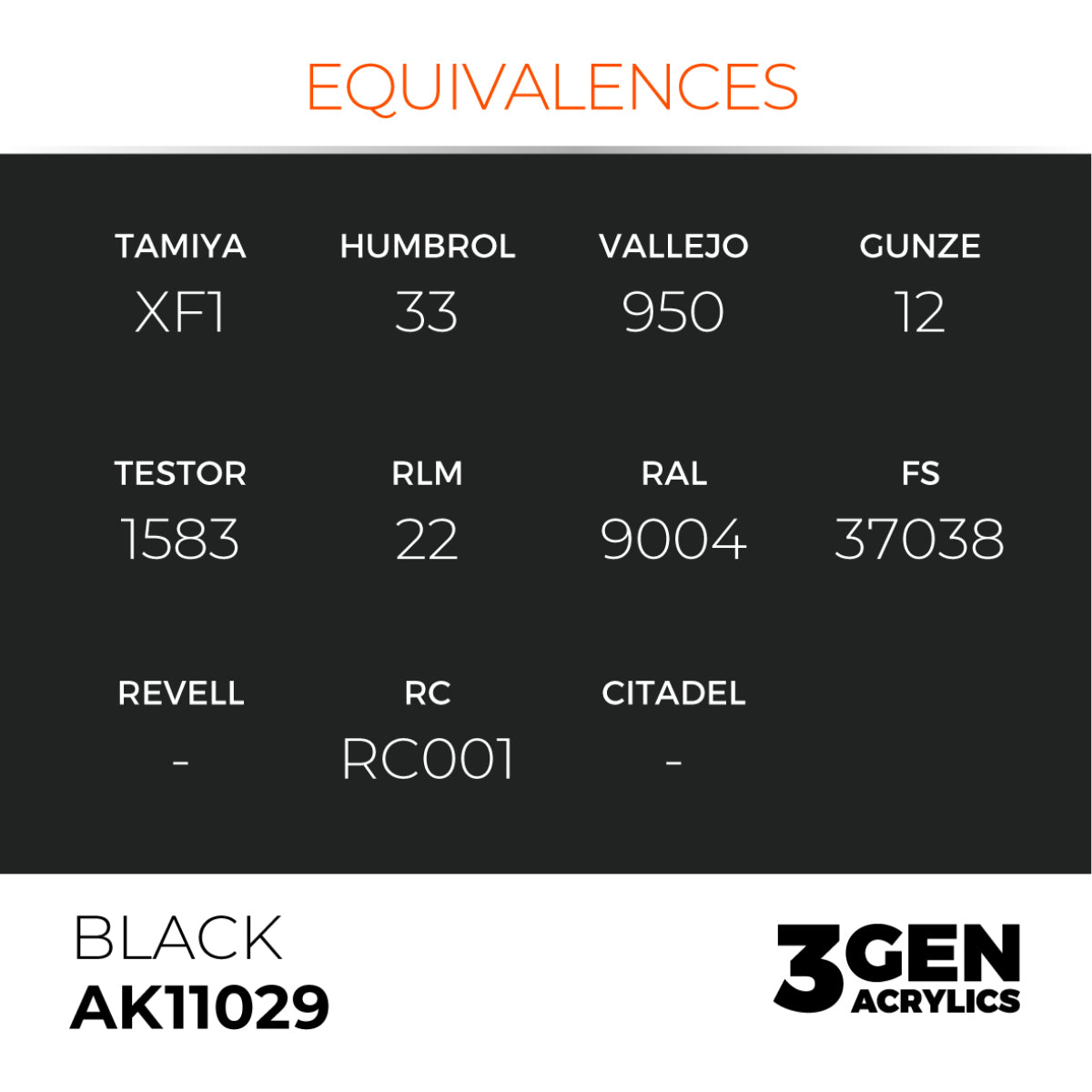 AK11029 BLACK INTENSE