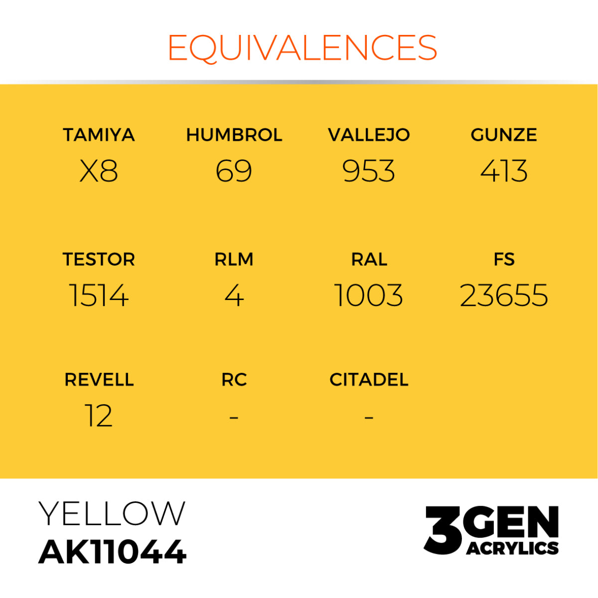 AK11044 YELLOW