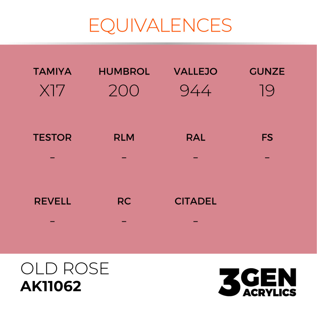 AK11062 OLD ROSE
