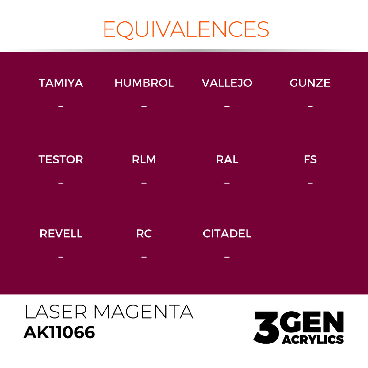 AK11066 LASER MAGENTA