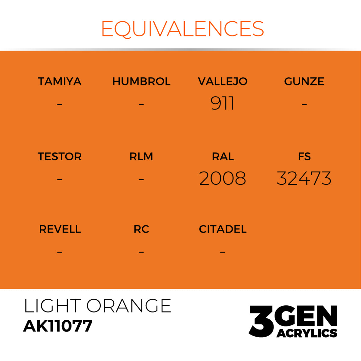 AK11077 LIGHT ORANGE