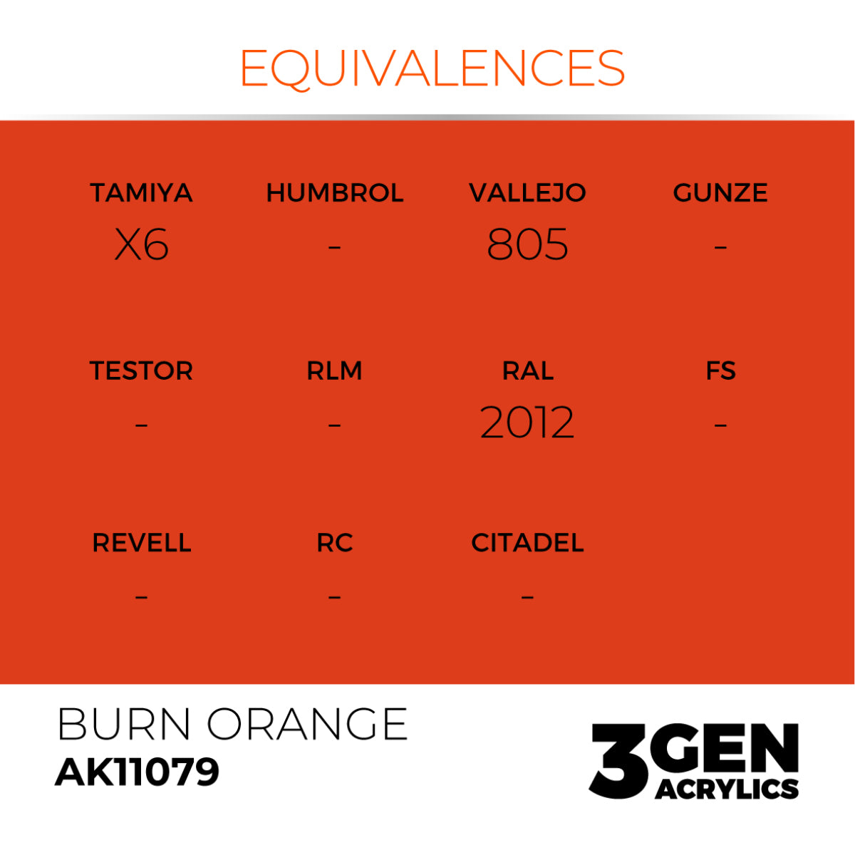 AK11079 BURN ORANGE