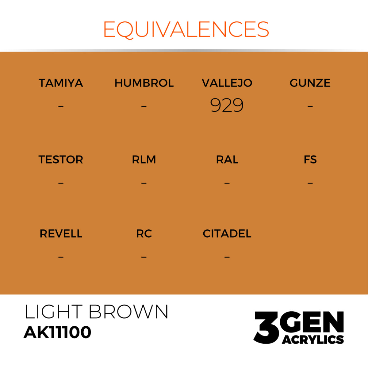 AK11100 LIGHT BROWN