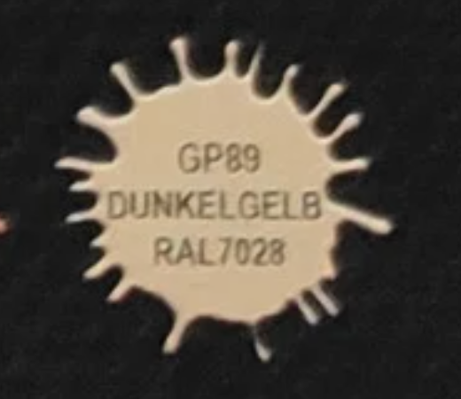 GP89 Dunkelgelb RAL7028 | General