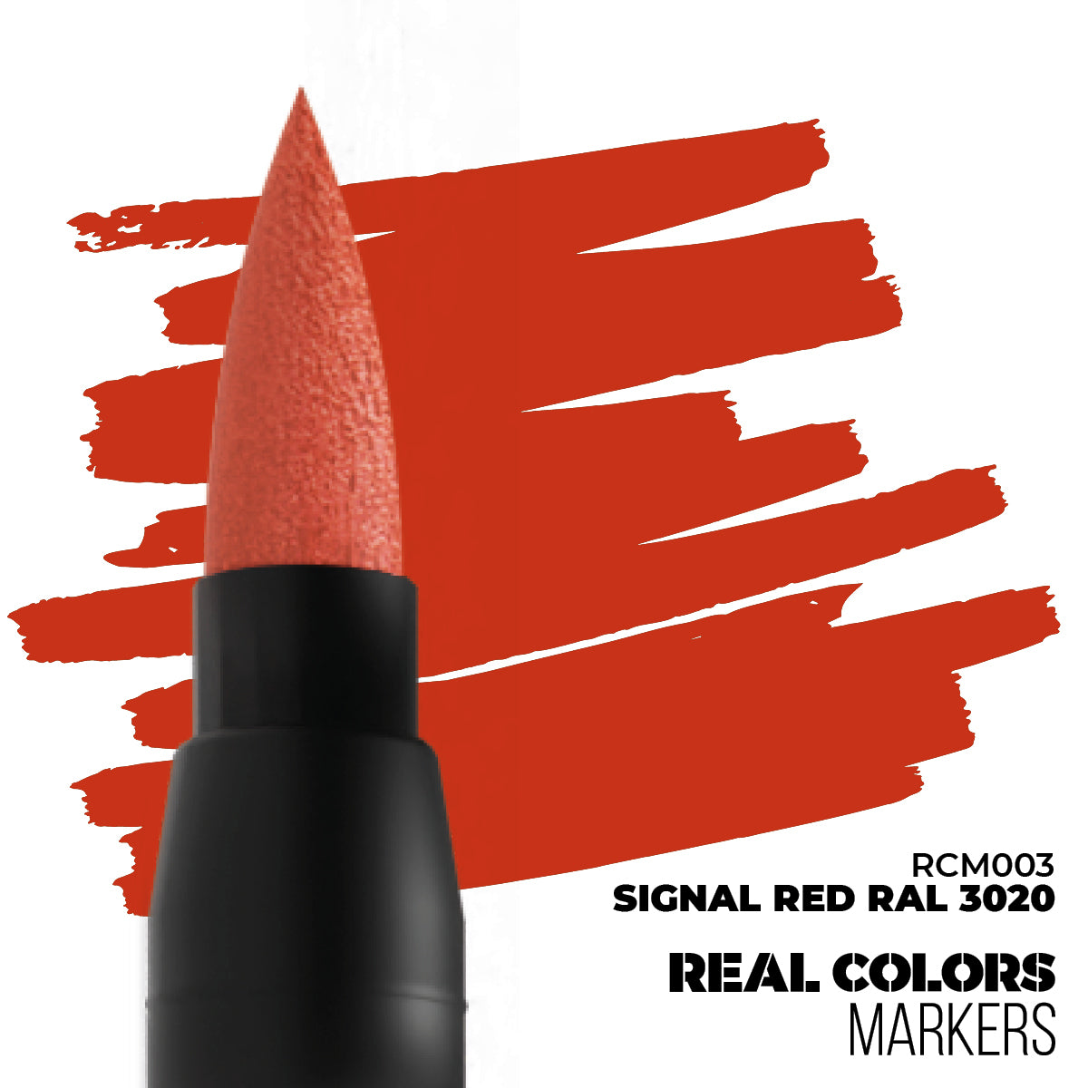 RCM003 SIGNAL RED RAL 3020 MARKER