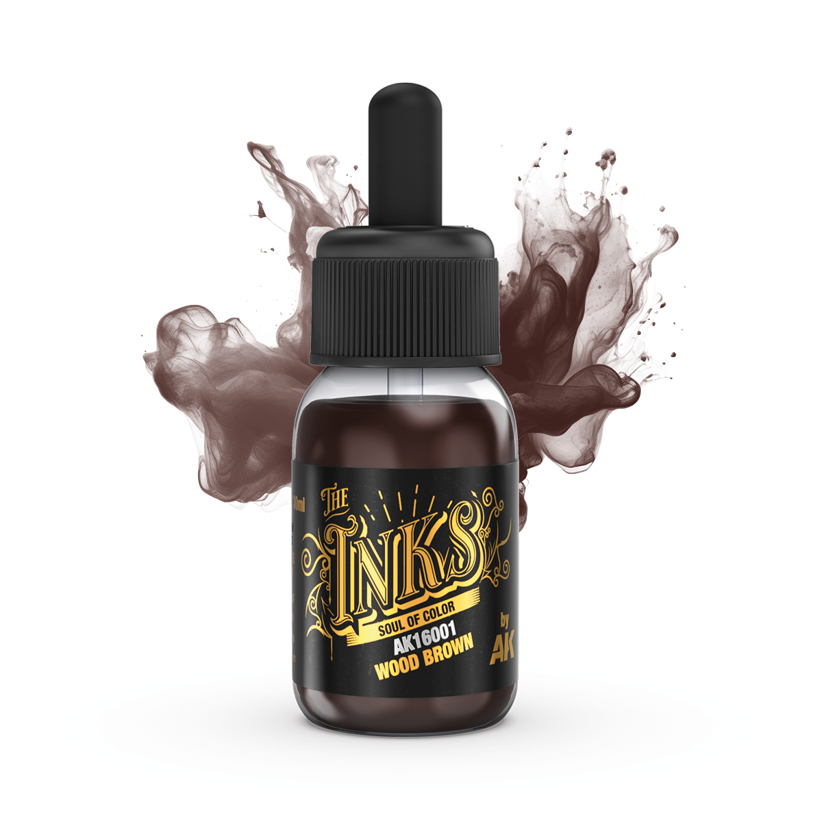 AK16001 TINTA MARRÓN MADERA – WOOD BROWN INK