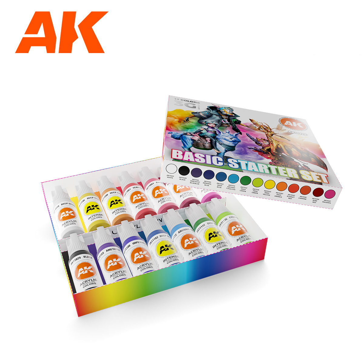 AK11775 BASIC STARTER SET – 14 COLORS SELECTED BY JOSEDAVINCI