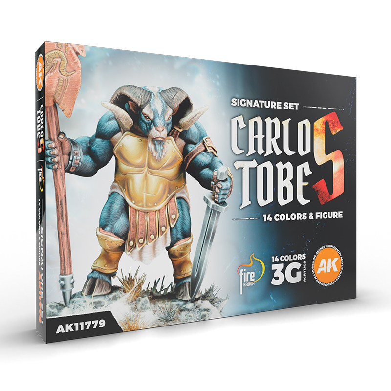 AK11779 CARLOS TOBES – 3GEN SIGNATURE SET – 14 COLORS & 1 FIGURE