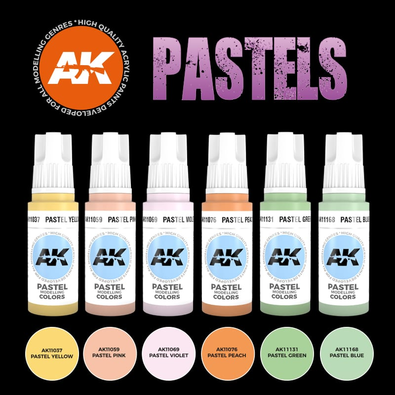 AK11607 SET DE COLORES PASTEL