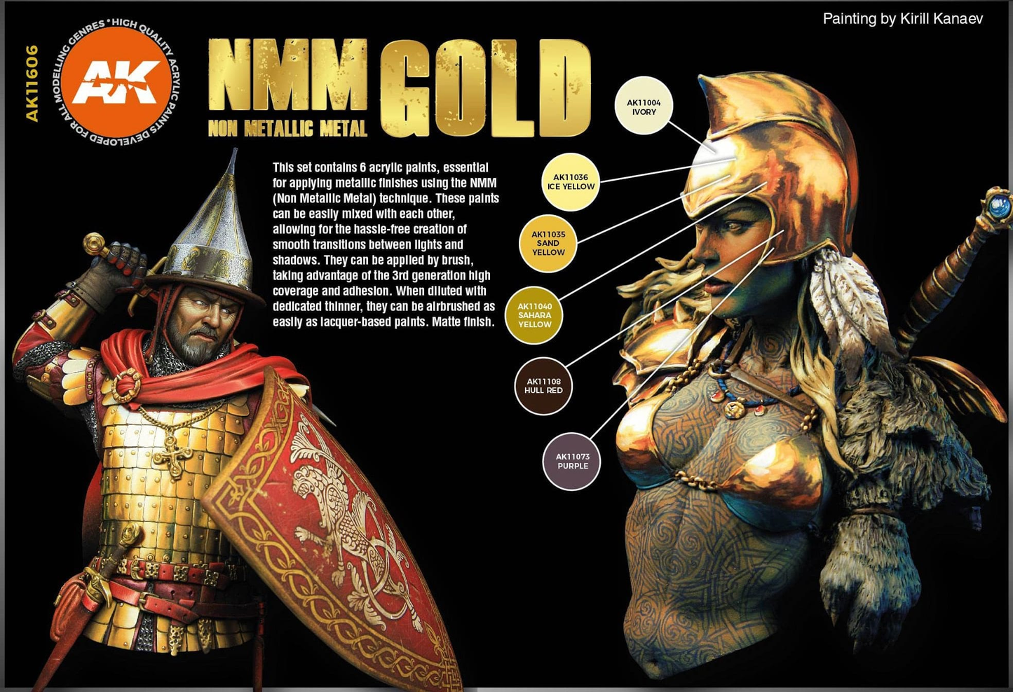 AK11606 NMM (METAL NO METÁLICO) DORADO