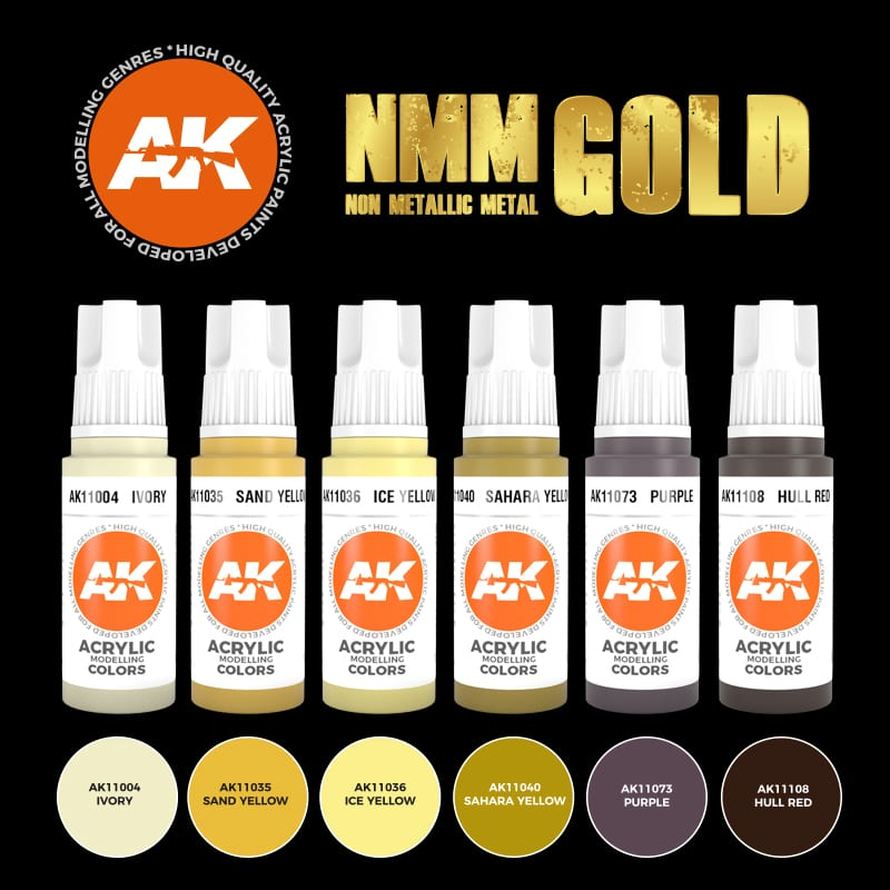 AK11606 NMM (METAL NO METÁLICO) DORADO