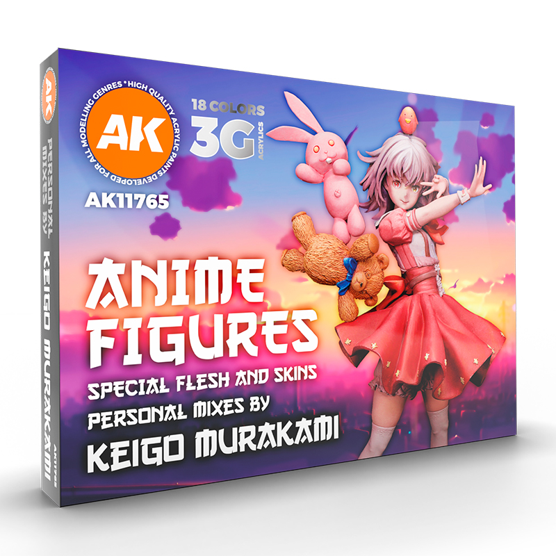 AK11765 SIGNATURE SET – KEIGO MURAKAMI PERSONAL MIXES – ANIME FIGURES PAINT SET