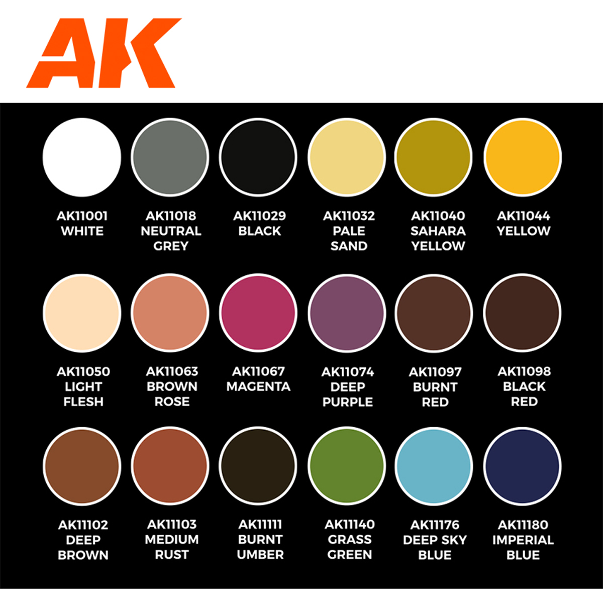 AK11765 SIGNATURE SET – KEIGO MURAKAMI PERSONAL MIXES – ANIME FIGURES PAINT SET