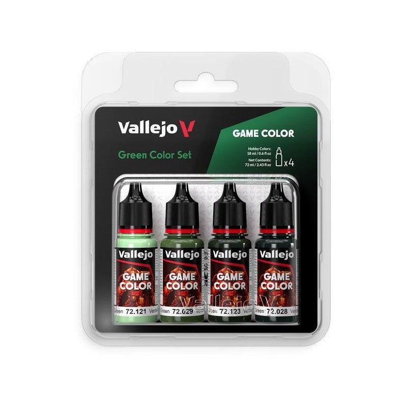 72.384 GAME COLOR SET VERDE 4 X 18ml