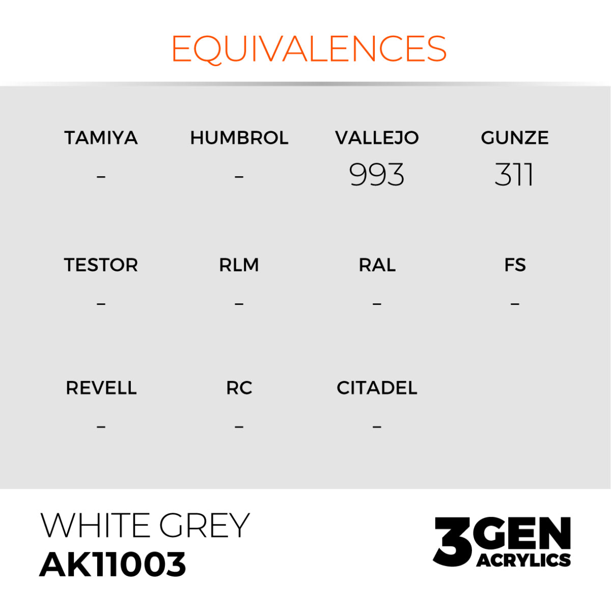 AK11003 WHITE GREY