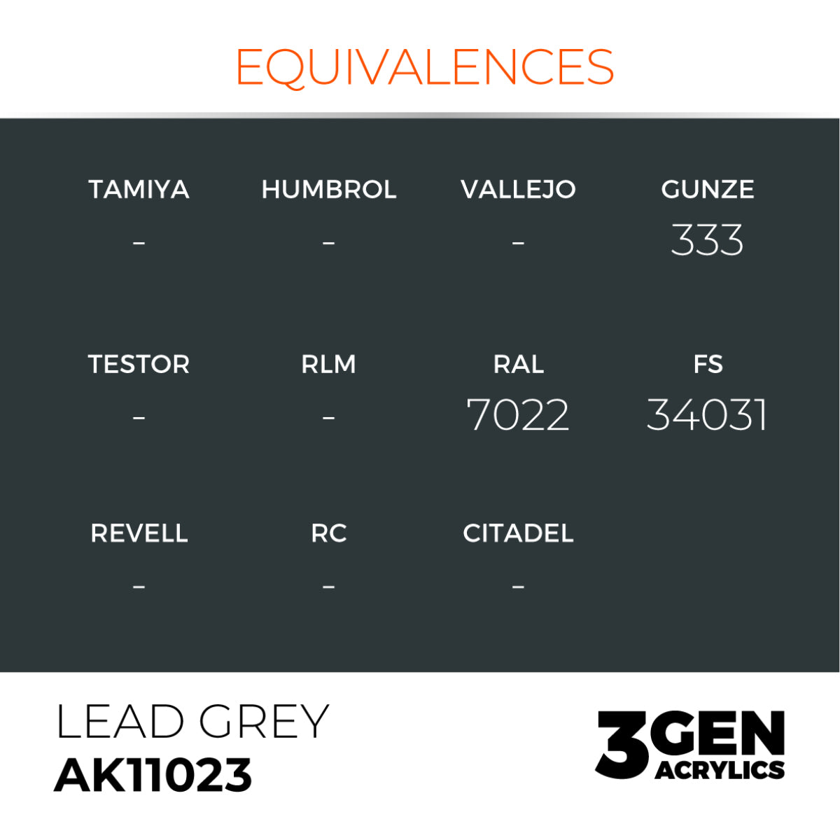 AK11023 LEAD GREY