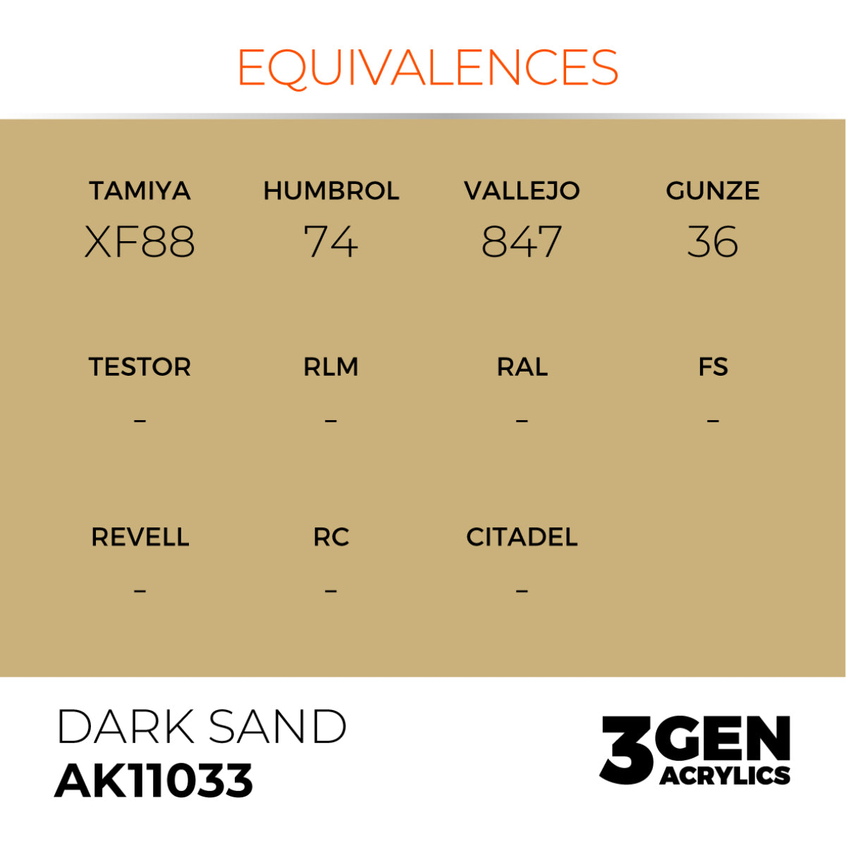 AK11033 DARK SAND