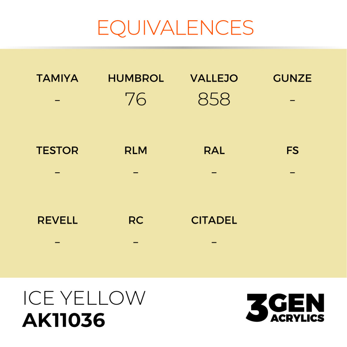 AK11036 ICE YELLOW