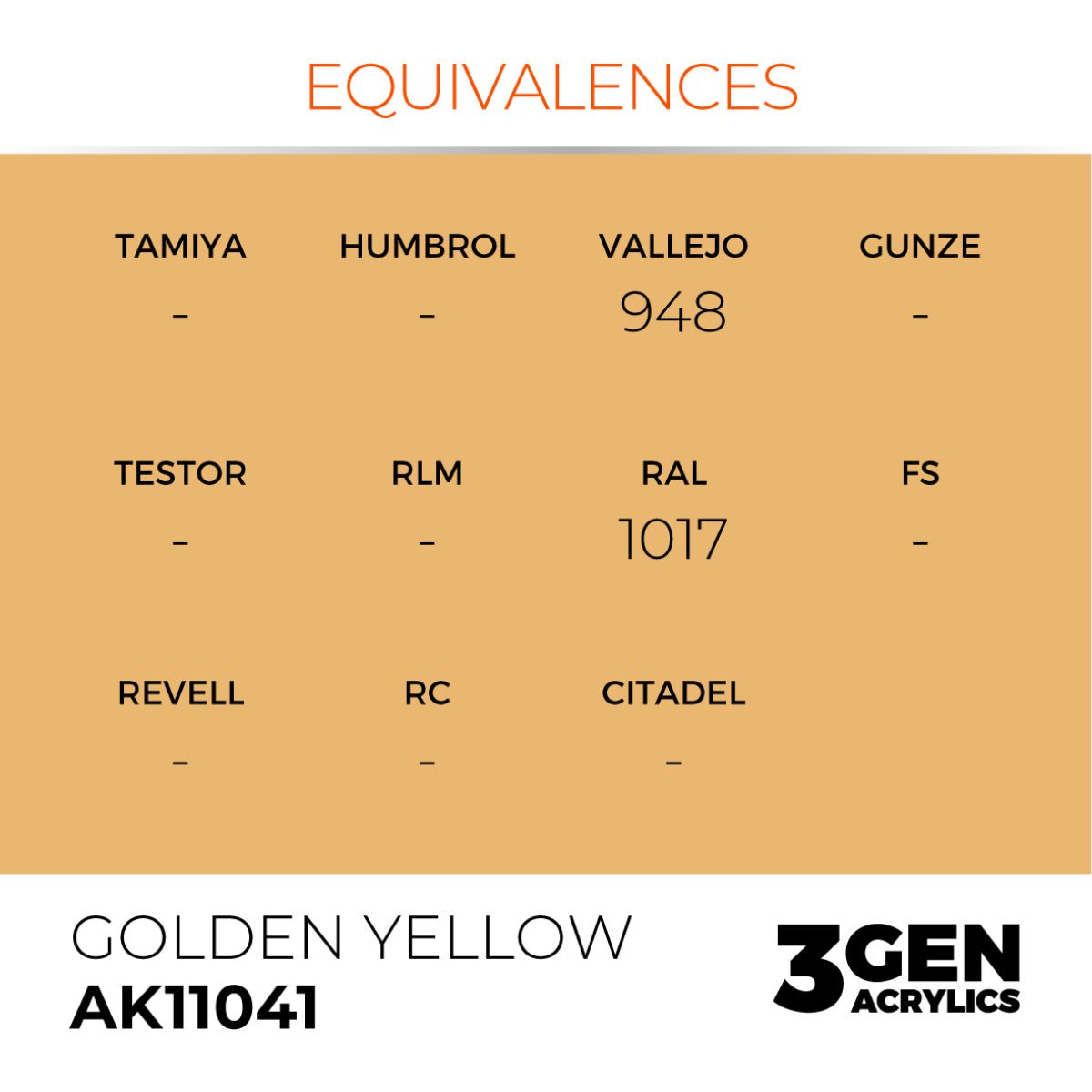 AK11041 GOLDEN YELLOW