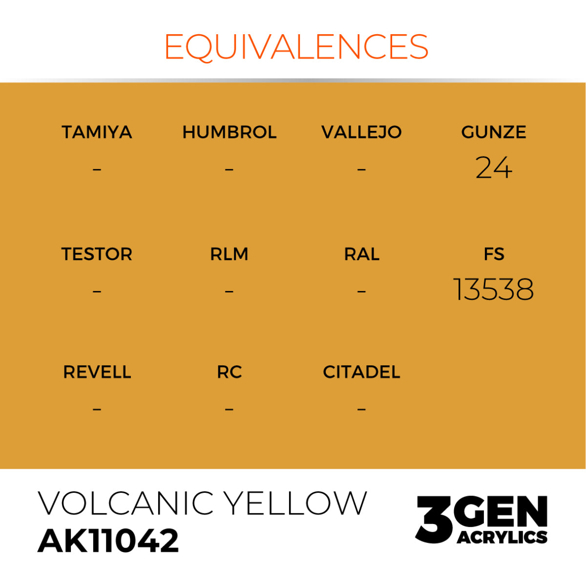 AK11042 VOLCANIC YELLOW