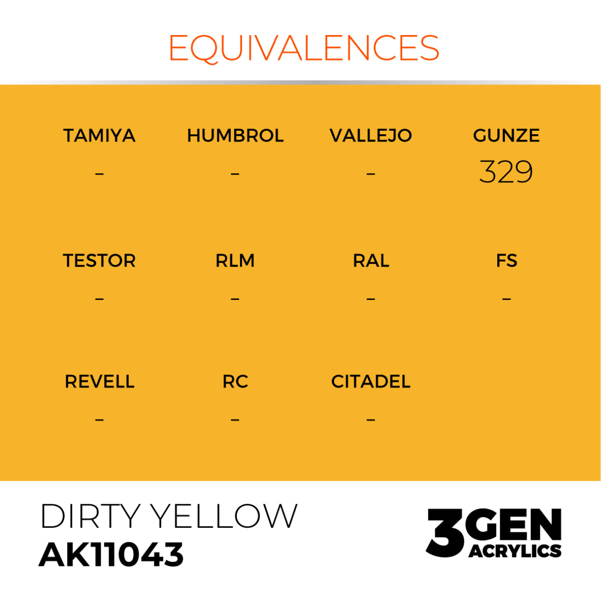 AK11043 DIRTY YELLOW