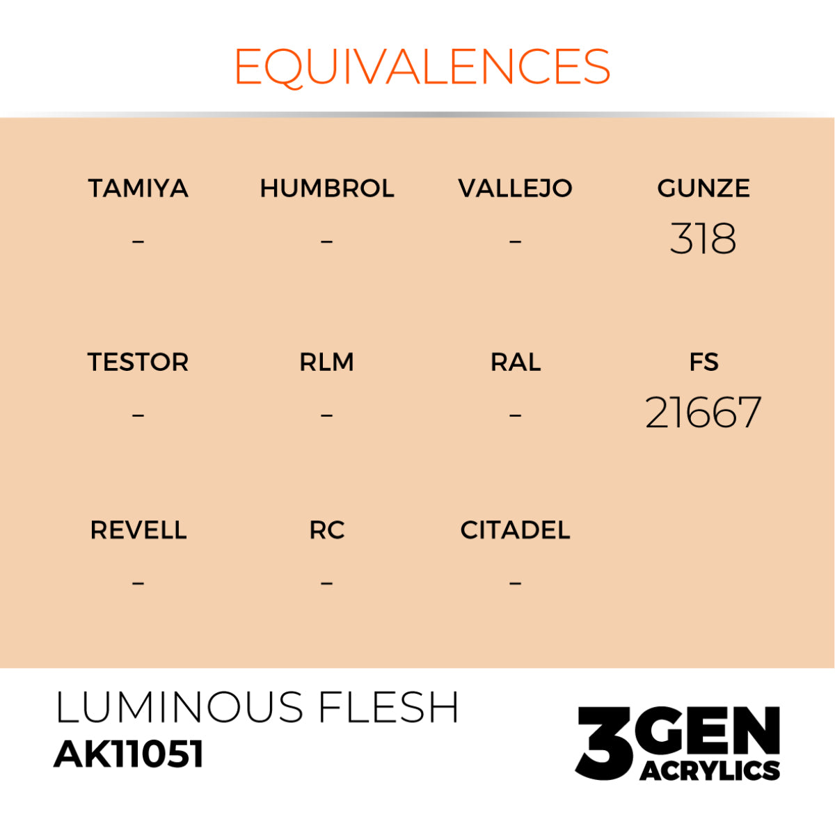 AK11051 LUMINOUS FLESH
