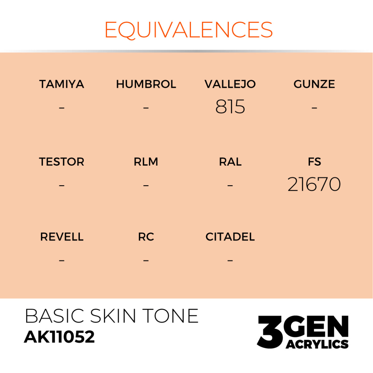 AK11052 BASIC SKIN TONE