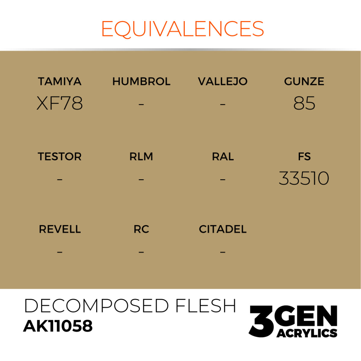 AK11058 DECOMPOSED FLESH