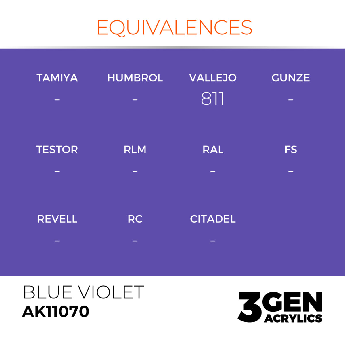 AK11070 BLUE VIOLET