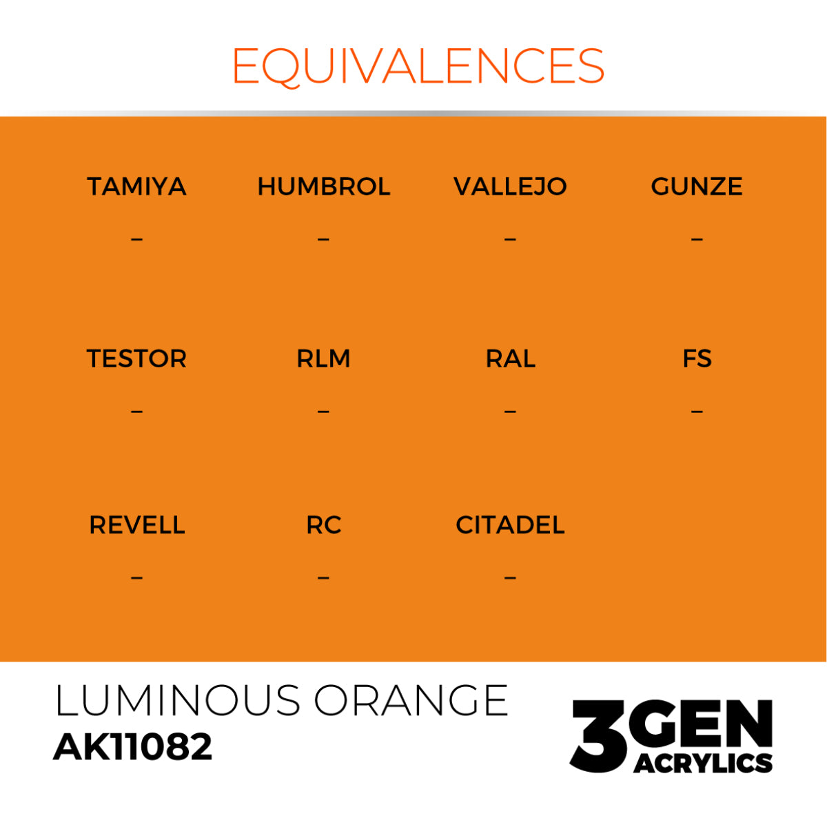 AK11082 LUMINOUS ORANGE