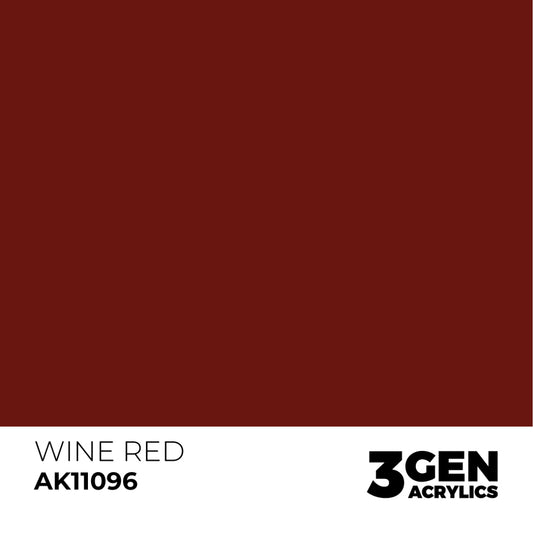 AK11096 WINE RED