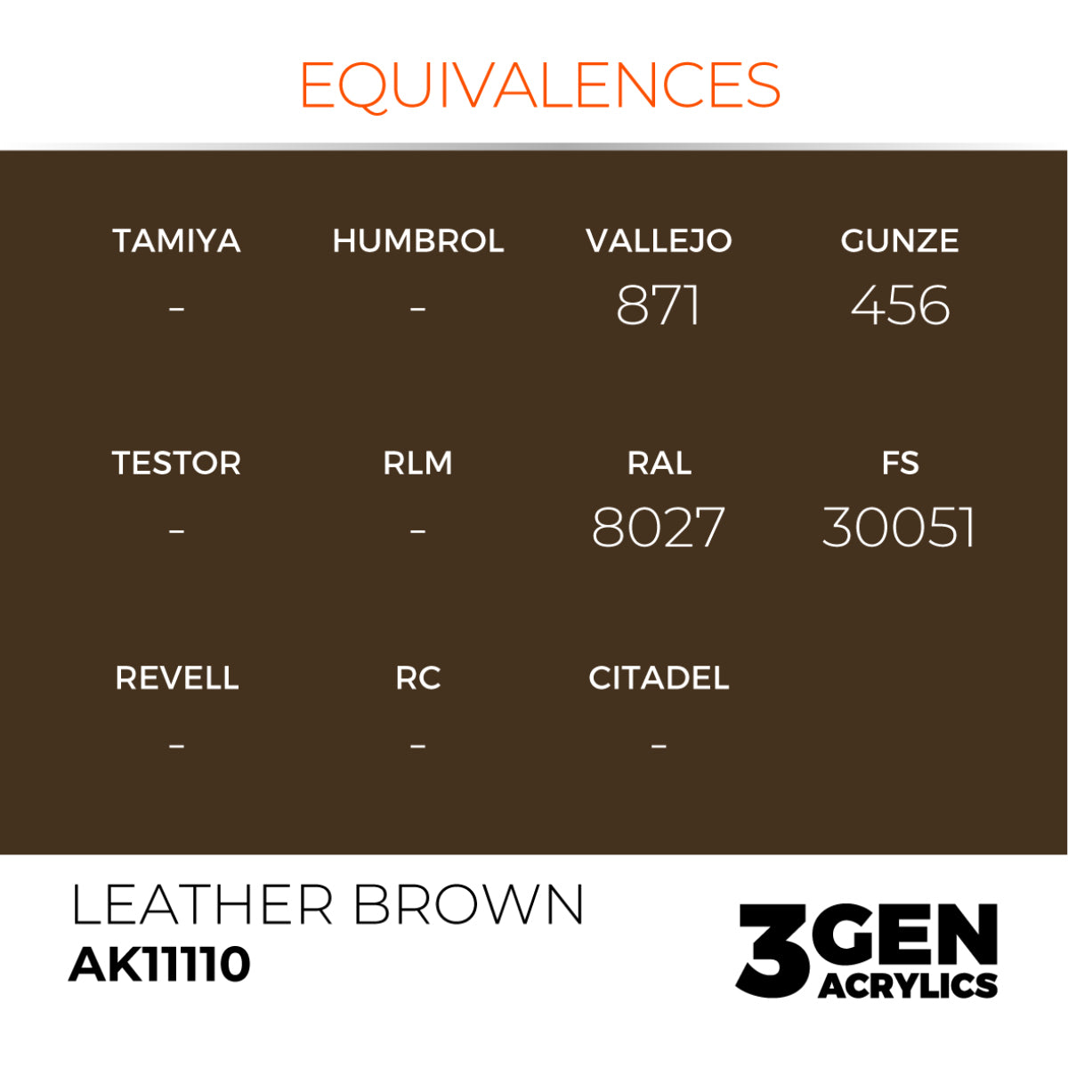 AK11110 LEATHER BROWN
