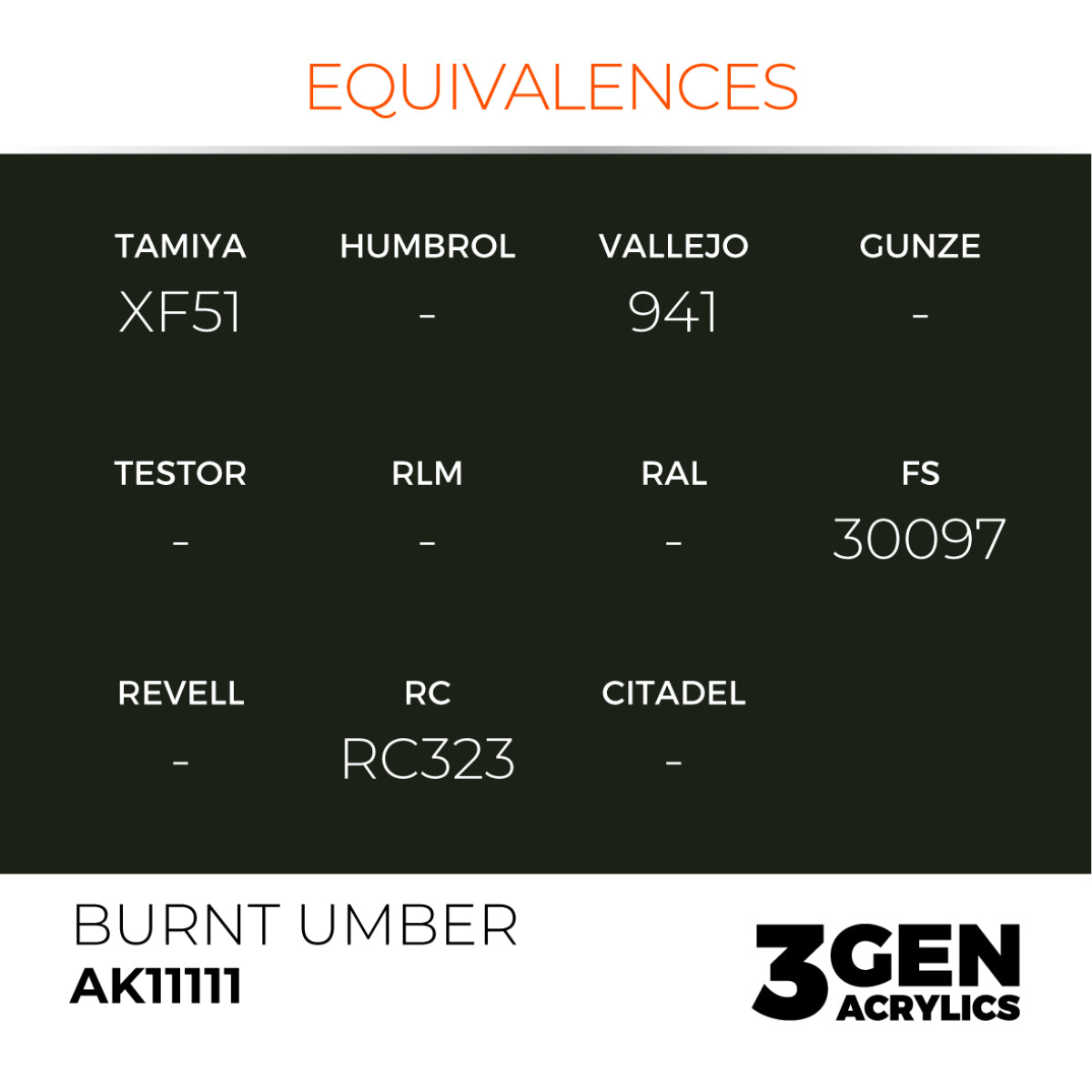 AK11111 BURNT UMBER