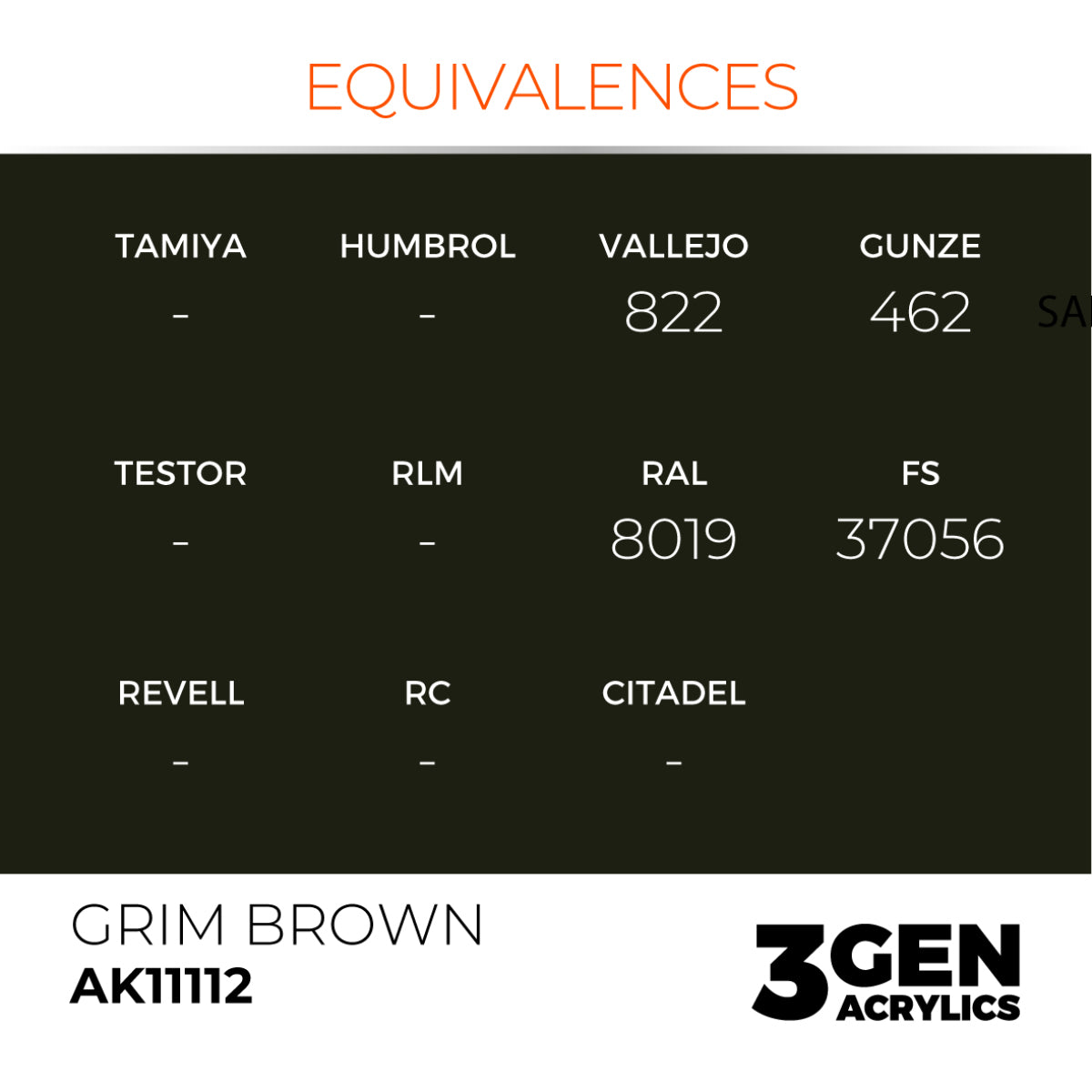 AK11112 GRIM BROWN