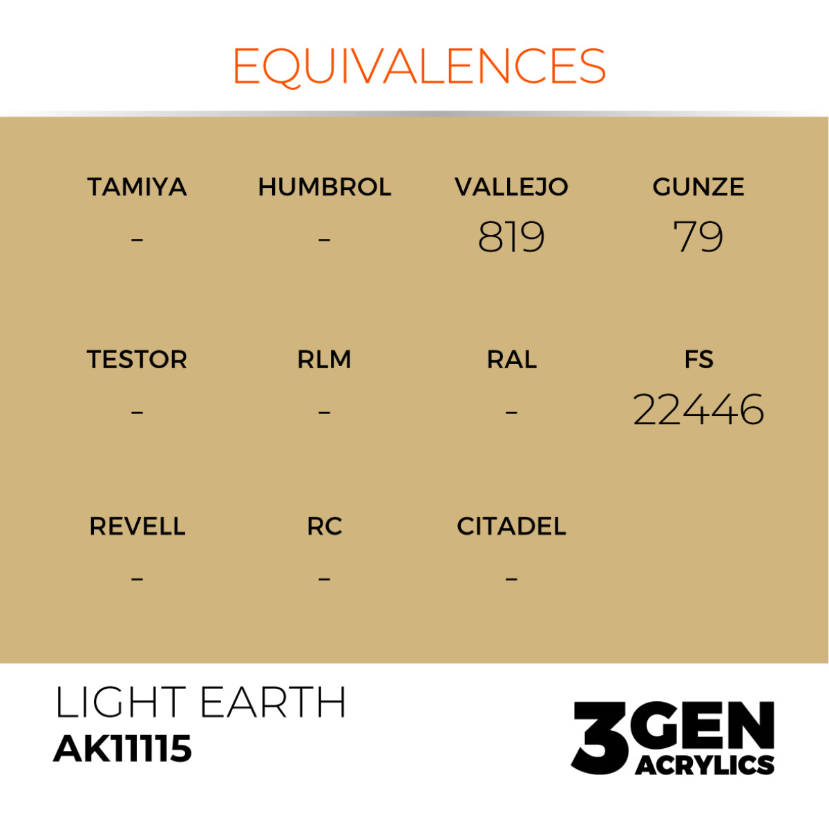 AK11115 LIGHT EARTH