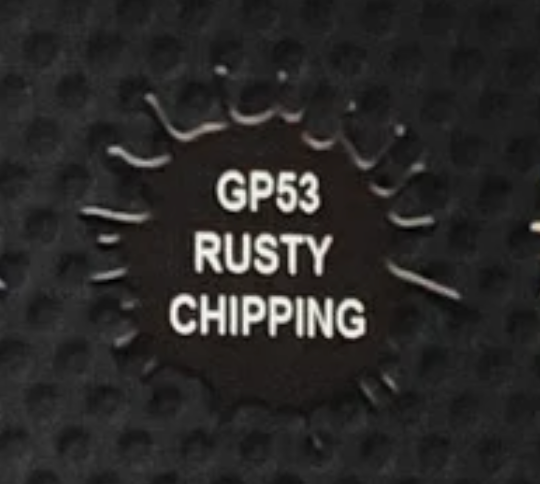 GP53 Rusty Chipping | General