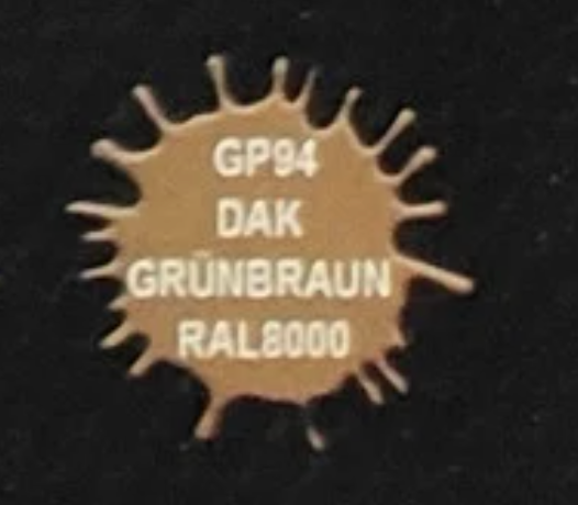 GP94 Dak Grünbraun Green RAL8000 | General