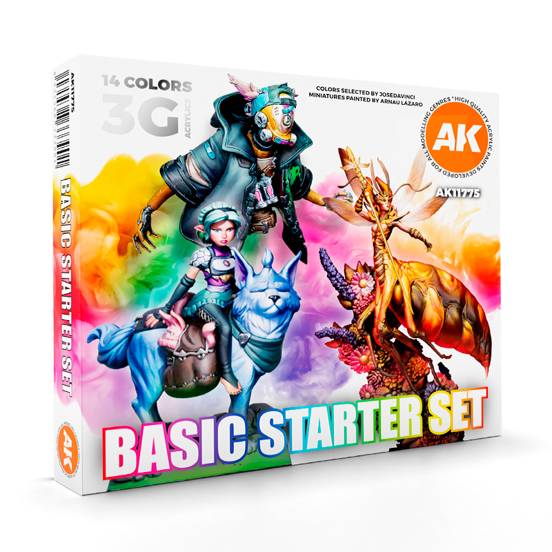 AK11775 BASIC STARTER SET – 14 COLORS SELECTED BY JOSEDAVINCI