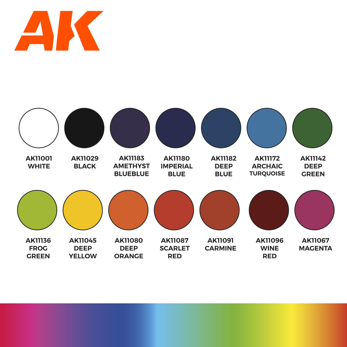 AK11775 BASIC STARTER SET – 14 COLORS SELECTED BY JOSEDAVINCI