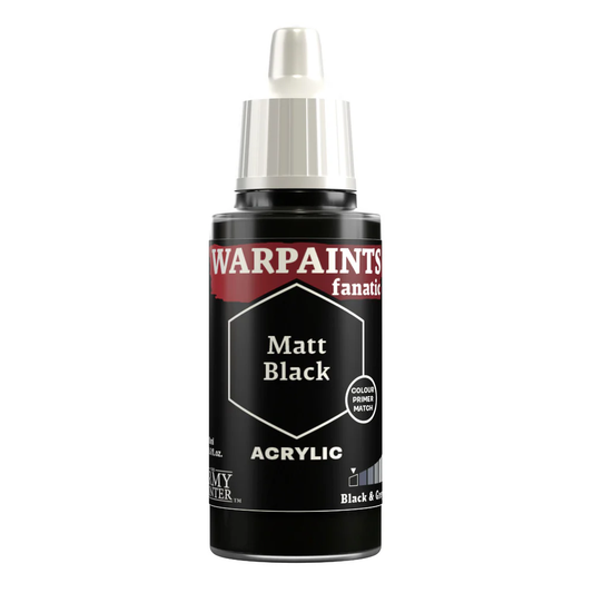 WP3001P Warpaints Fanatic: Matt Black