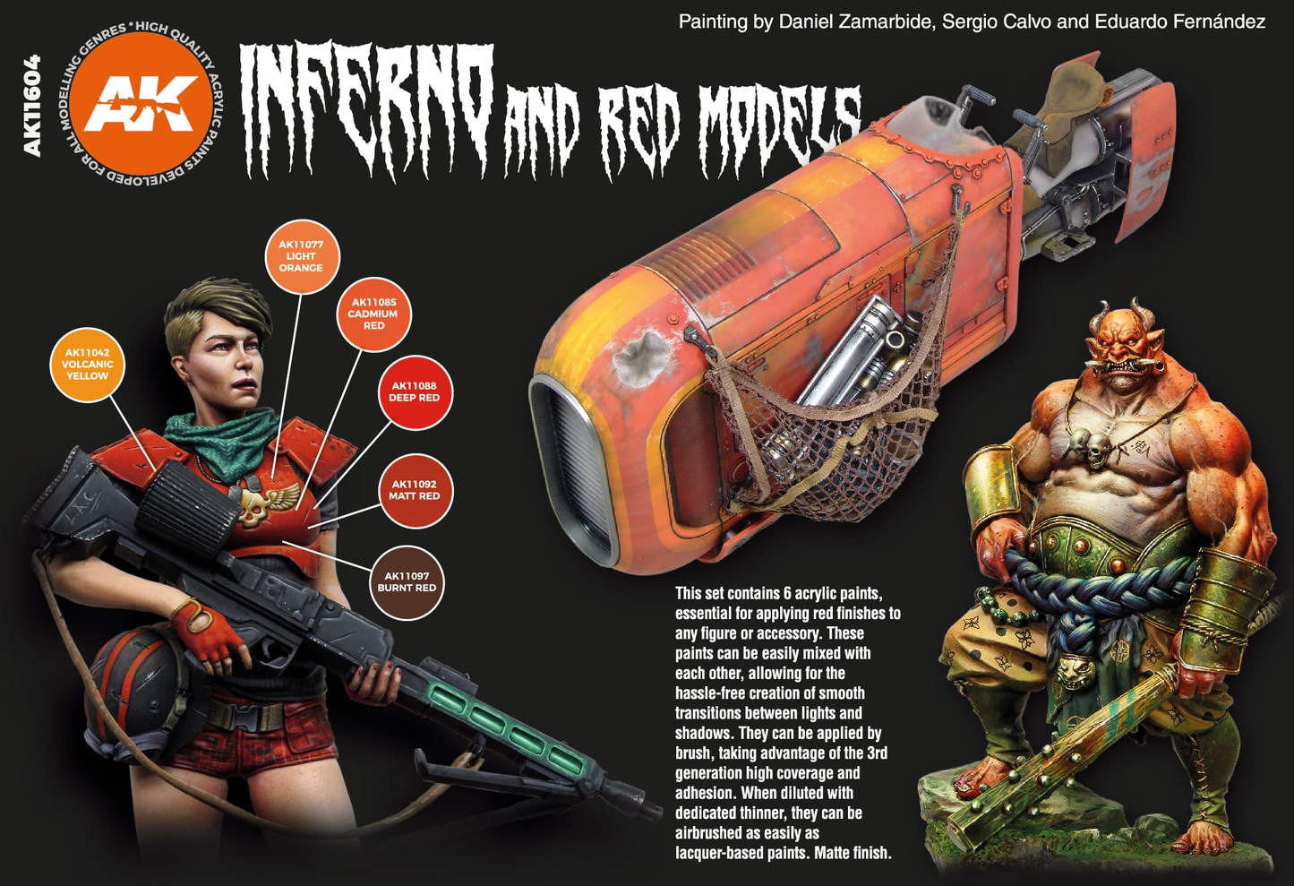AK11604 INFIERNO Y CRIATURAS ROJAS