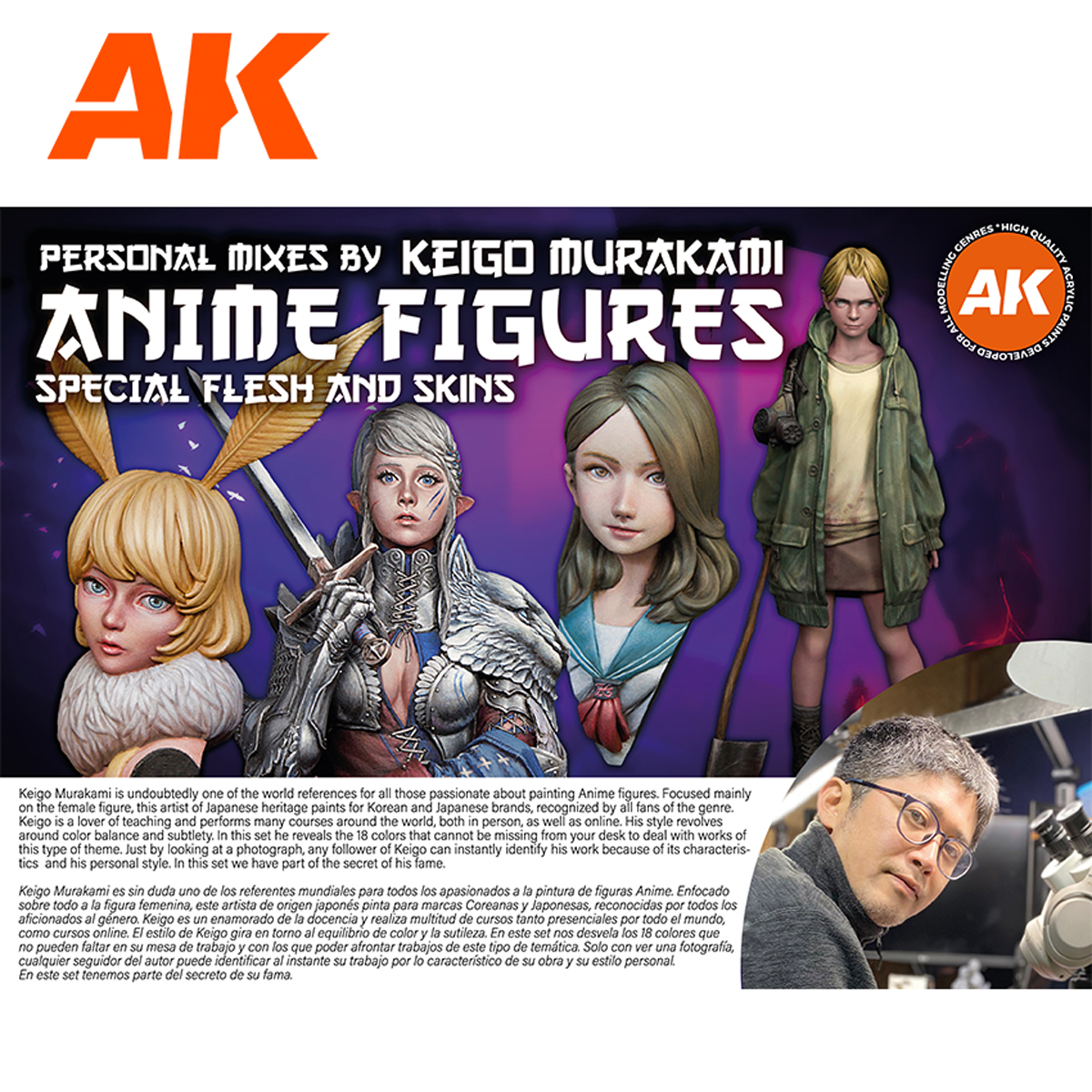 AK11765 SIGNATURE SET – KEIGO MURAKAMI PERSONAL MIXES – ANIME FIGURES PAINT SET