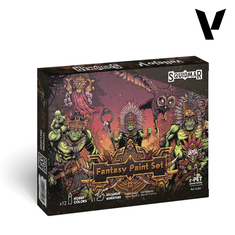 72.203 GAME COLOR SET: FANTASY PAINT SET BY SQUIDMAR MINIATURES