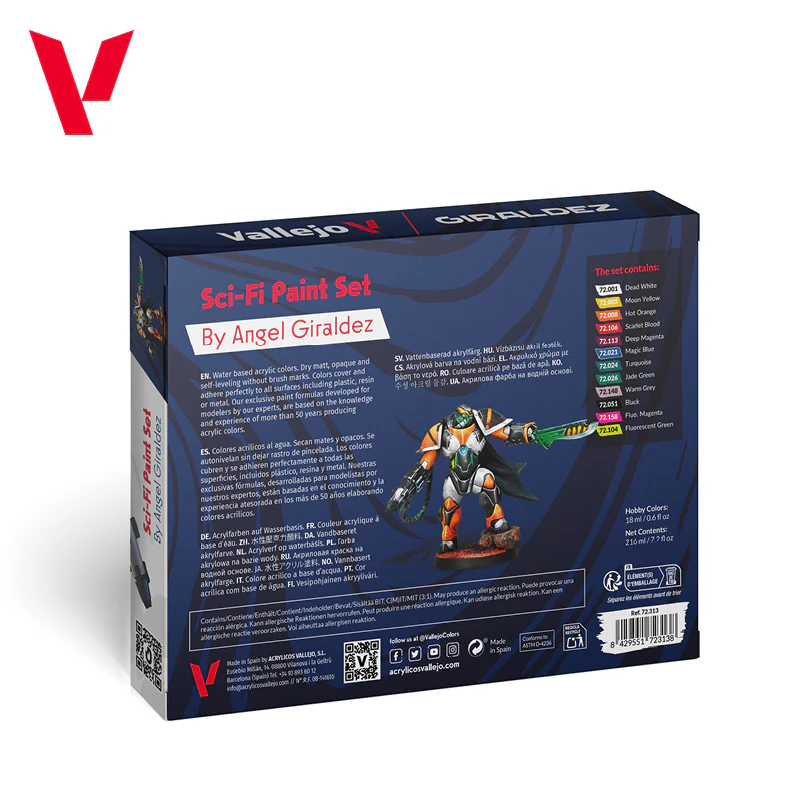 72.313 Sci-Fi Paint Set By Angel Giraldez