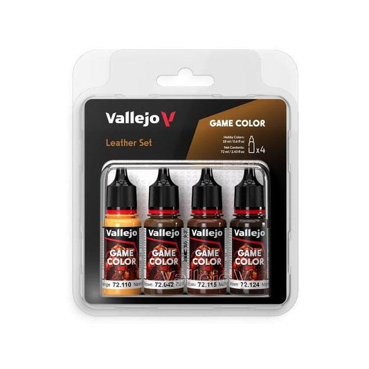 72.385 GAME COLOR SET CUERO 4 X 18ml