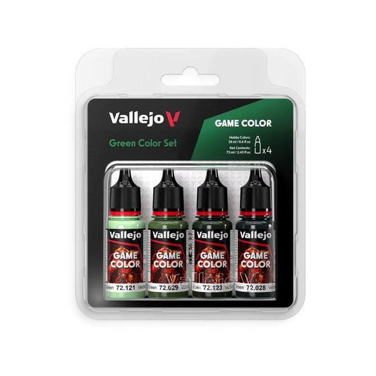 72.384 GAME COLOR SET VERDE 4 X 18ml
